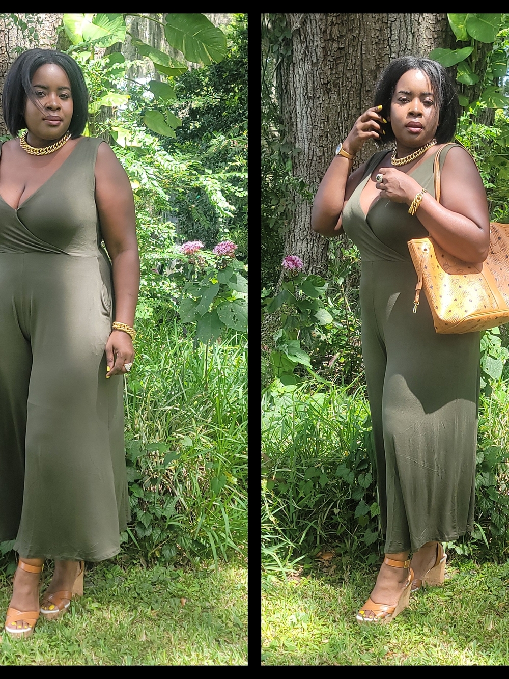 Zenana Women's Olive Green Sleeveless Jumpsuit
